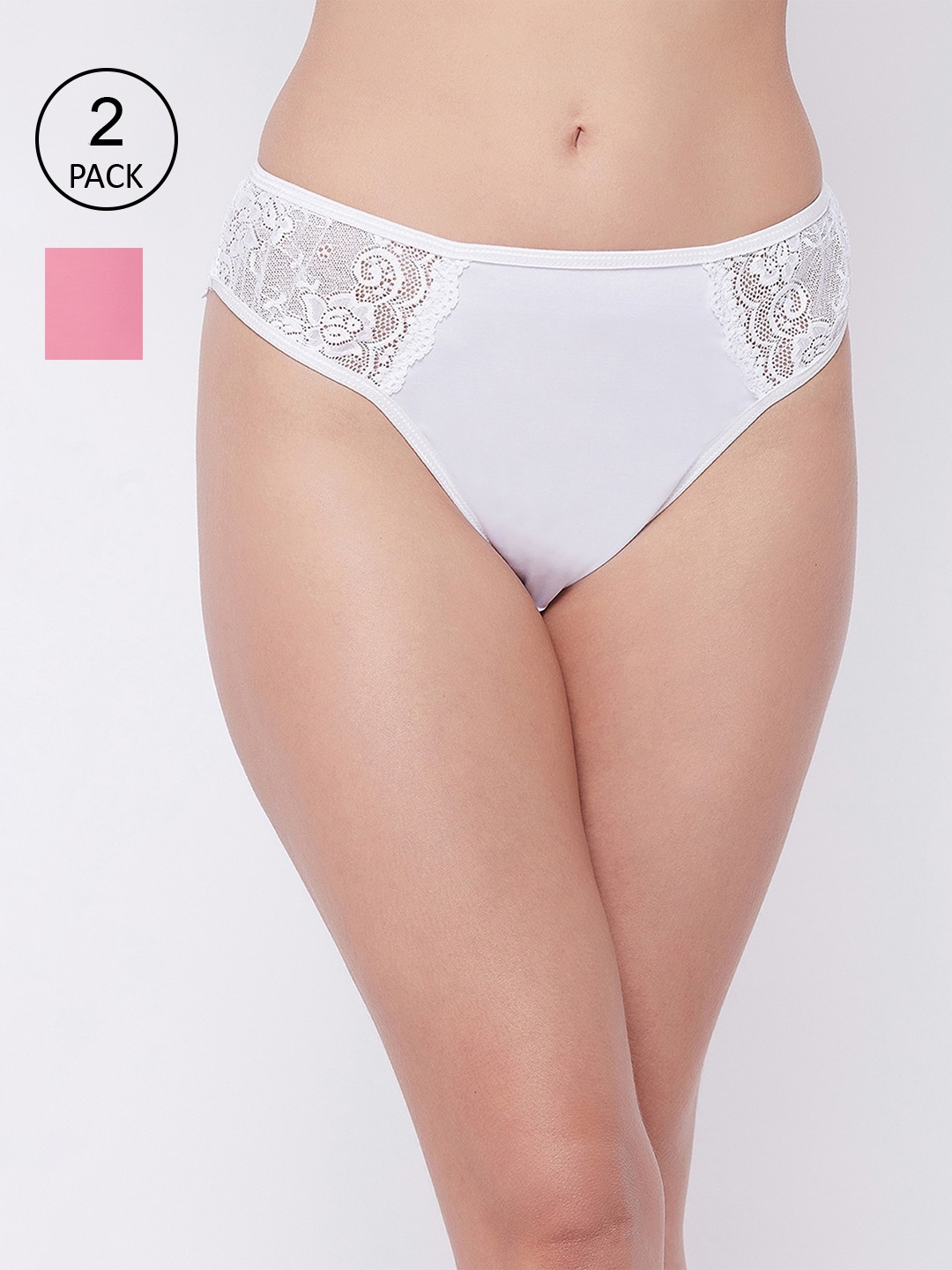 

SECRETS BY ZEROKAATA Women Pack Of 2 Assorted Cotton Bikini Briefs