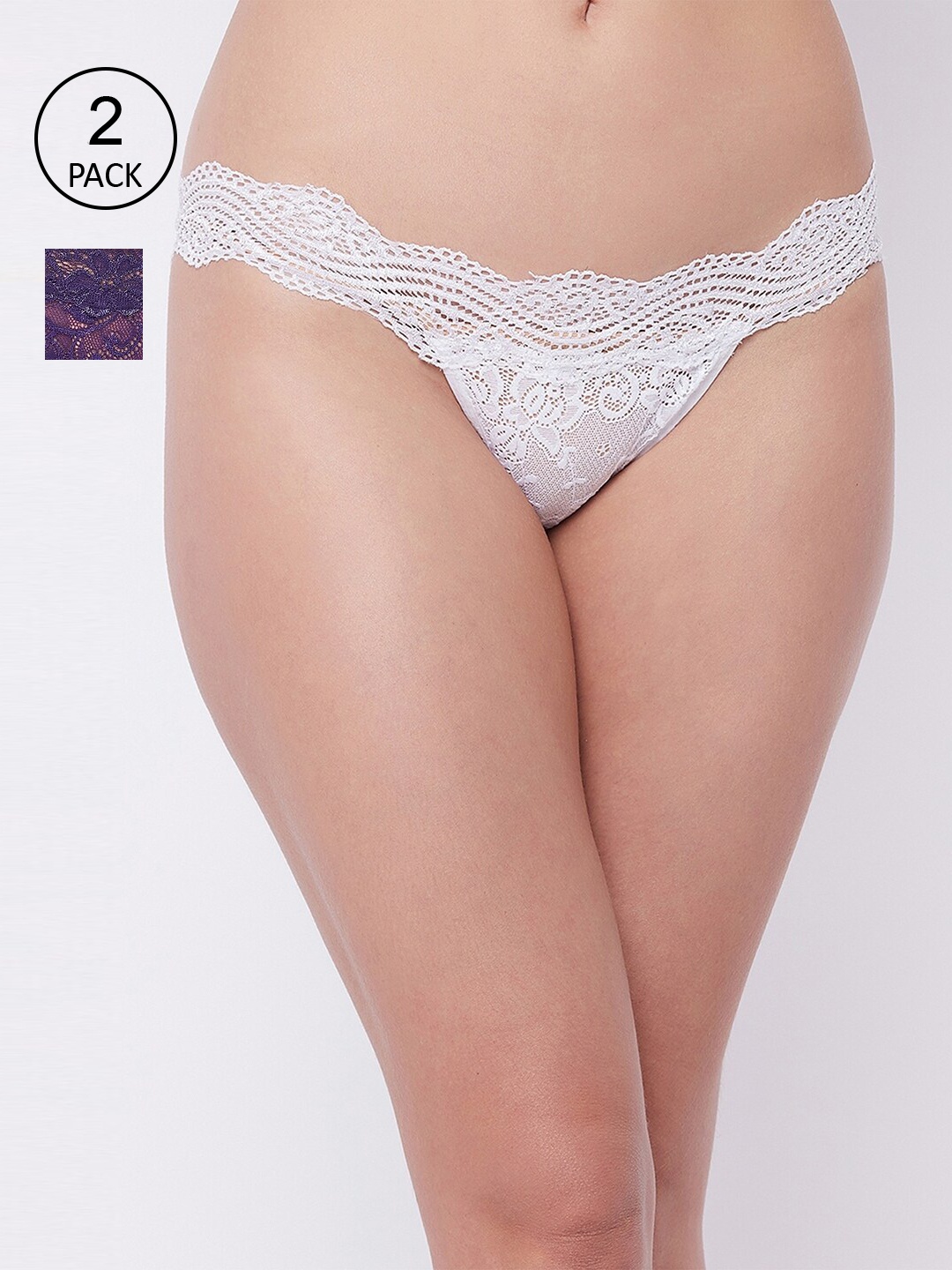 

SECRETS BY ZEROKAATA Women Pack of 2 Assorted Bikini Briefs