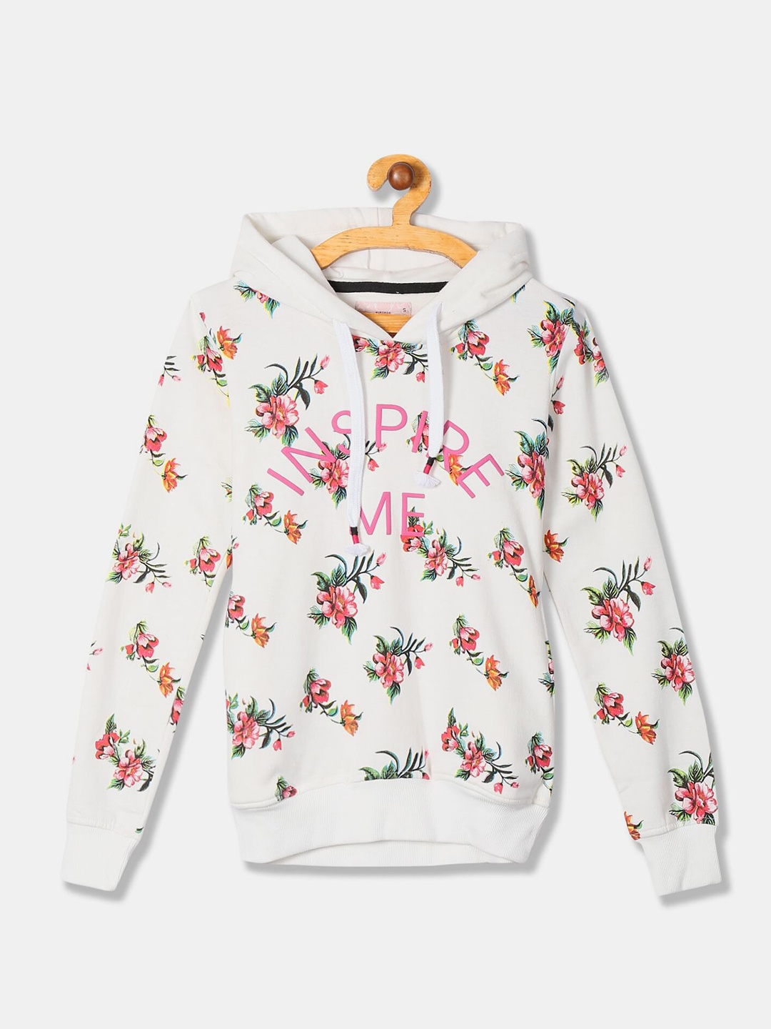 

Newport Women White Printed Sweatshirt