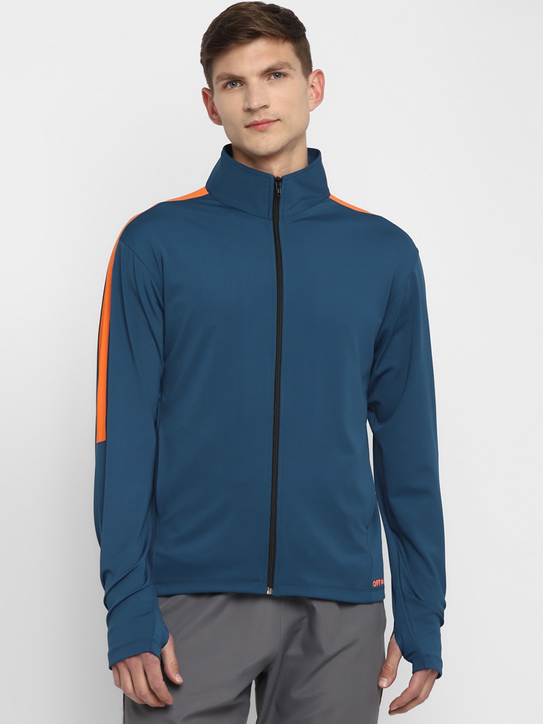 

OFF LIMITS Men Blue Lightweight Training or Gym Sporty Jacket