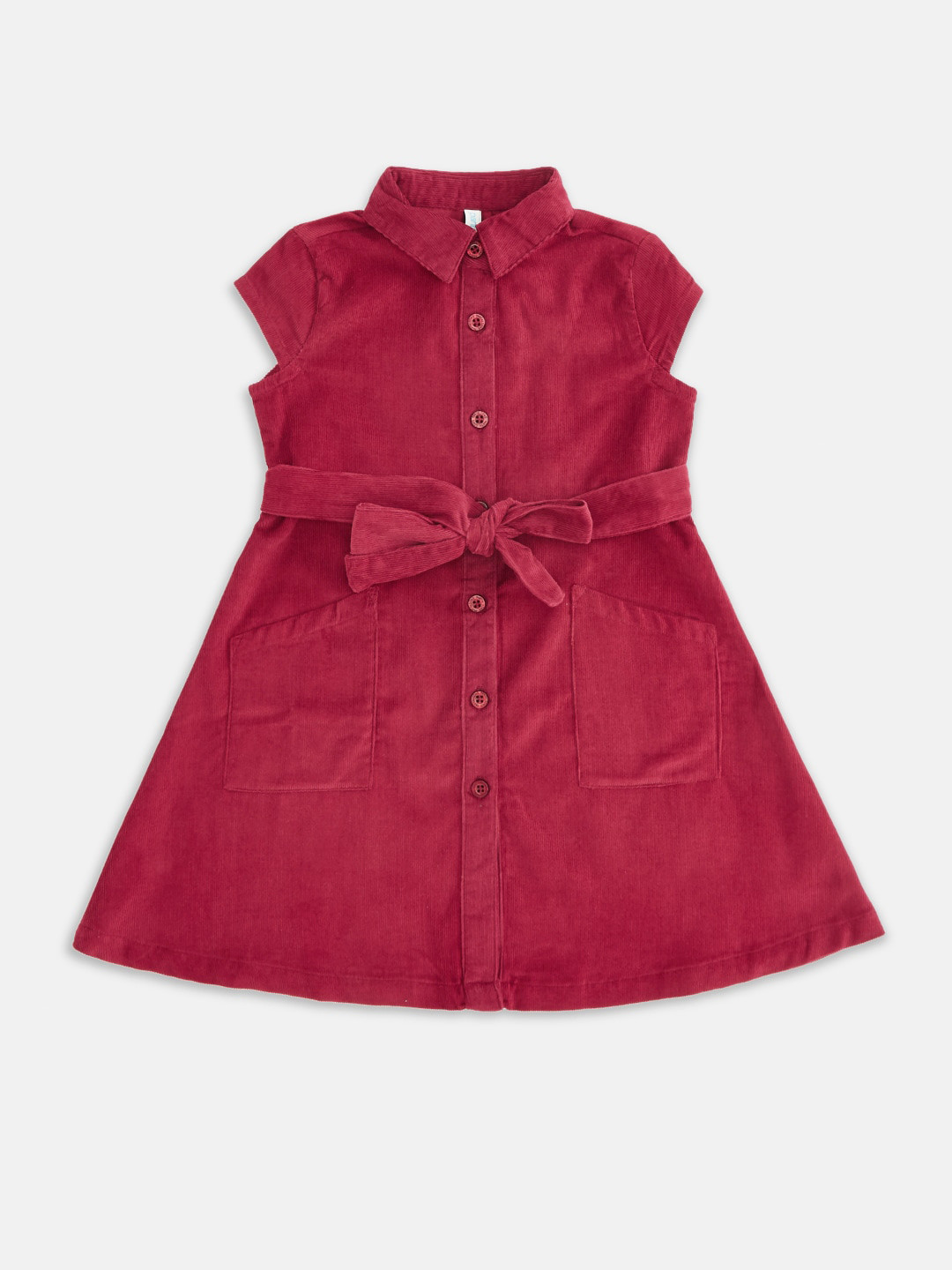 

Pantaloons Junior Girls Pink Shirt Dress