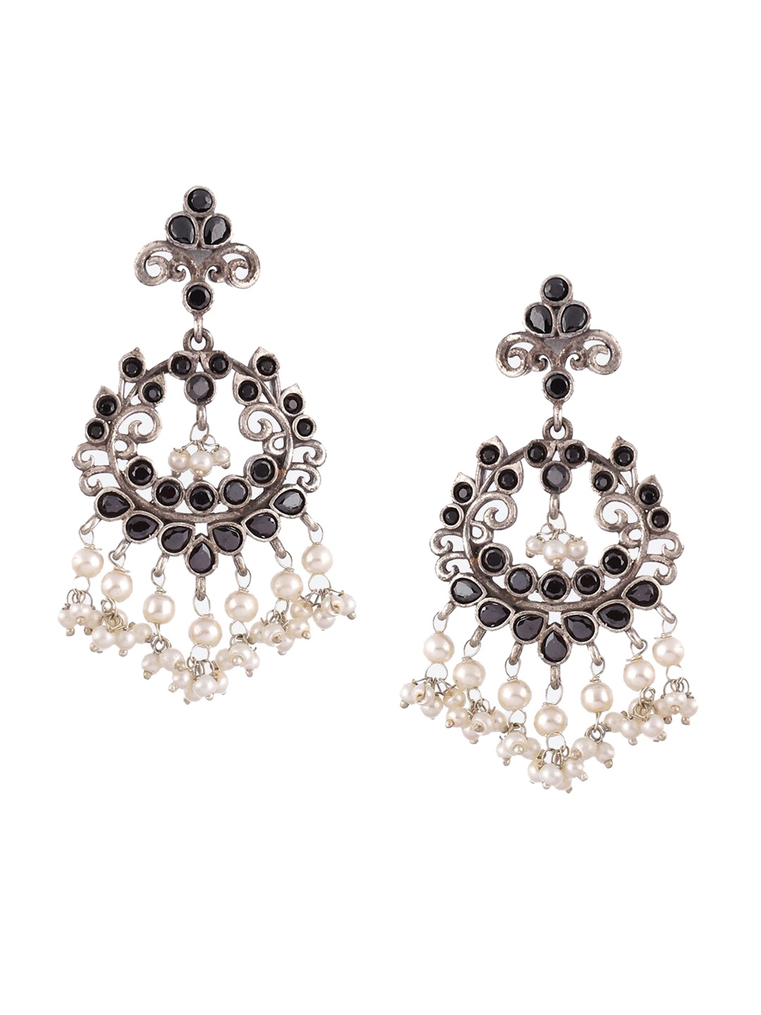 

Biba Black Contemporary Drop Earrings