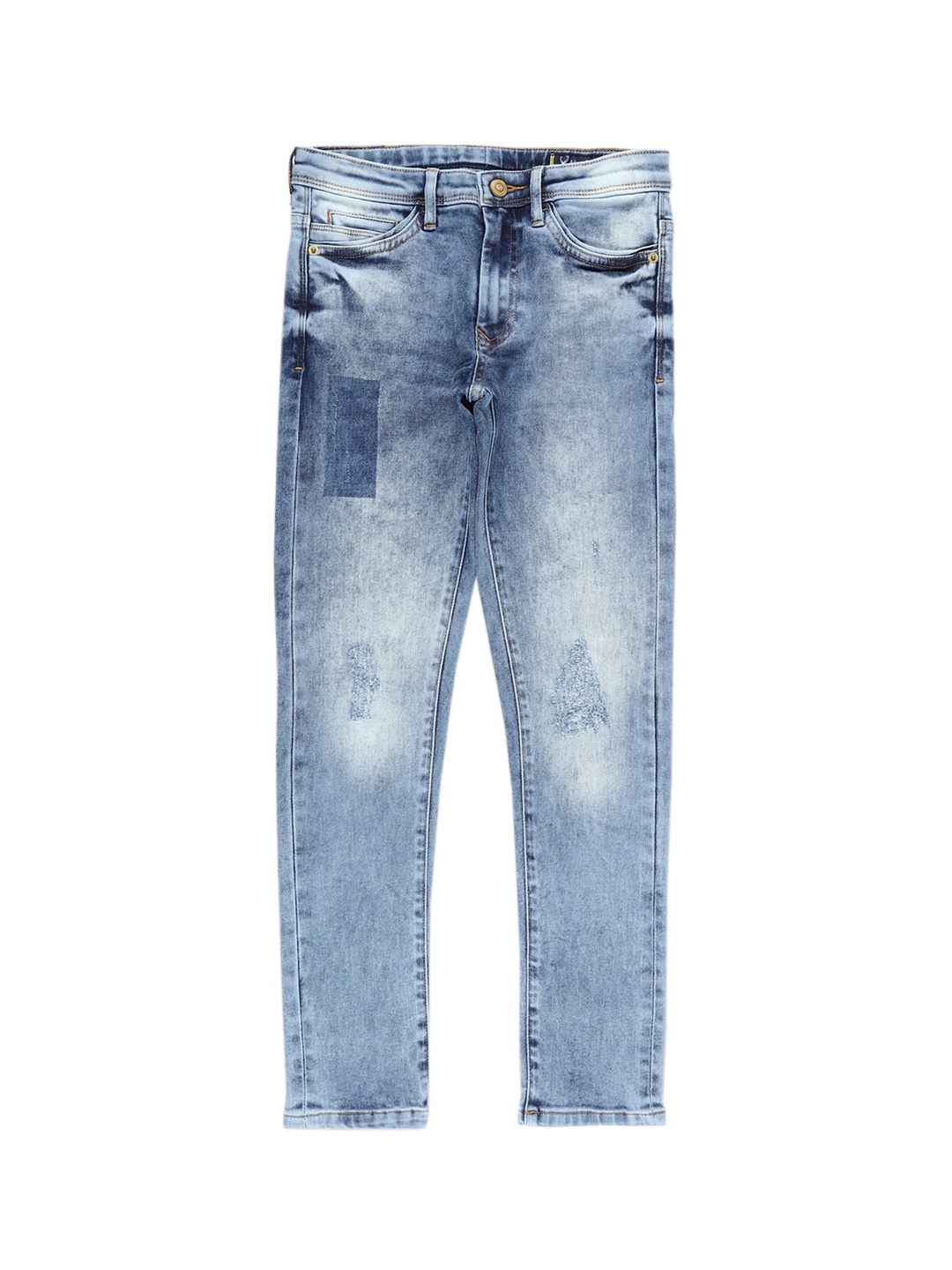 

Allen Solly Junior Boys Blue Skinny Fit Mildly Distressed Heavy Fade Jeans