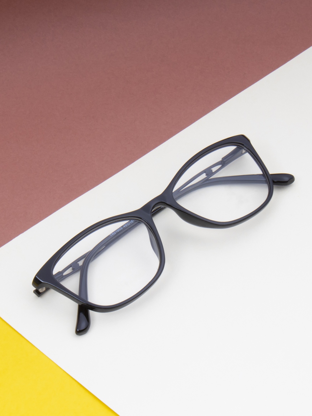 

Ted Smith Women Black Full Rim Square Frames Eyeglasses