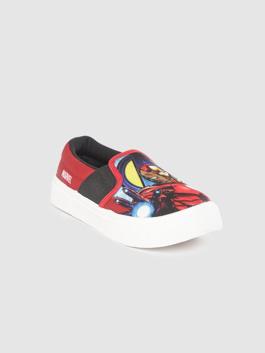 

toothless Boys Maroon Marvel Avengers Printed Sneakers