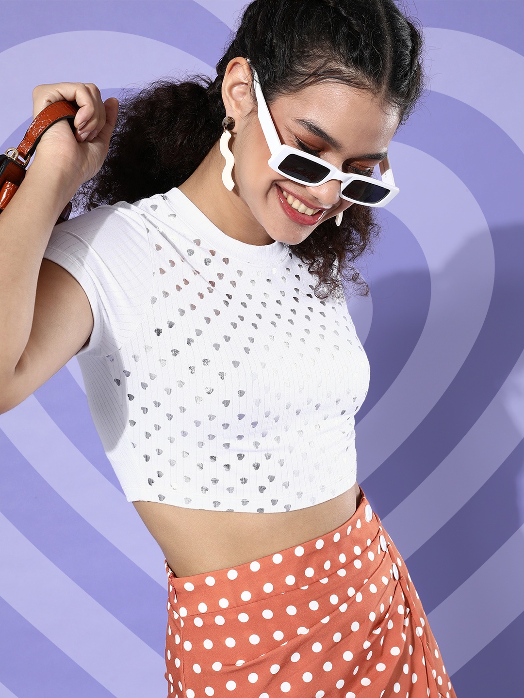 

KASSUALLY Women Classic White Striped Valentine Tee