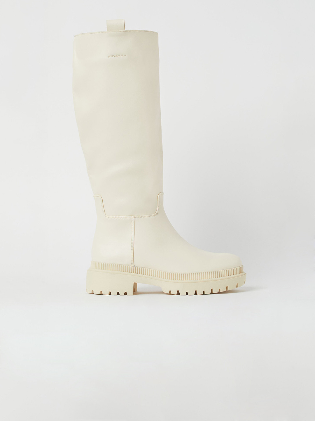 

H&M Women Off-White Knee-High Boots
