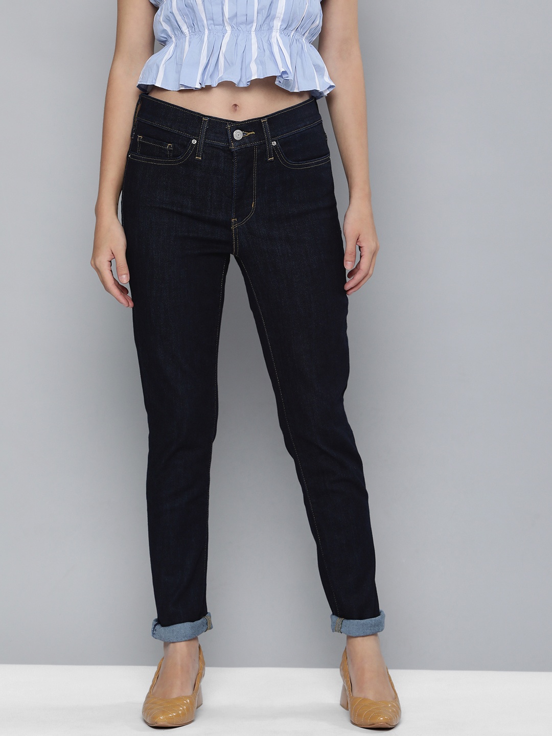 

Levis Women Blue 311 Shaping Skinny Fit Mid Rise Stretchable Jeans