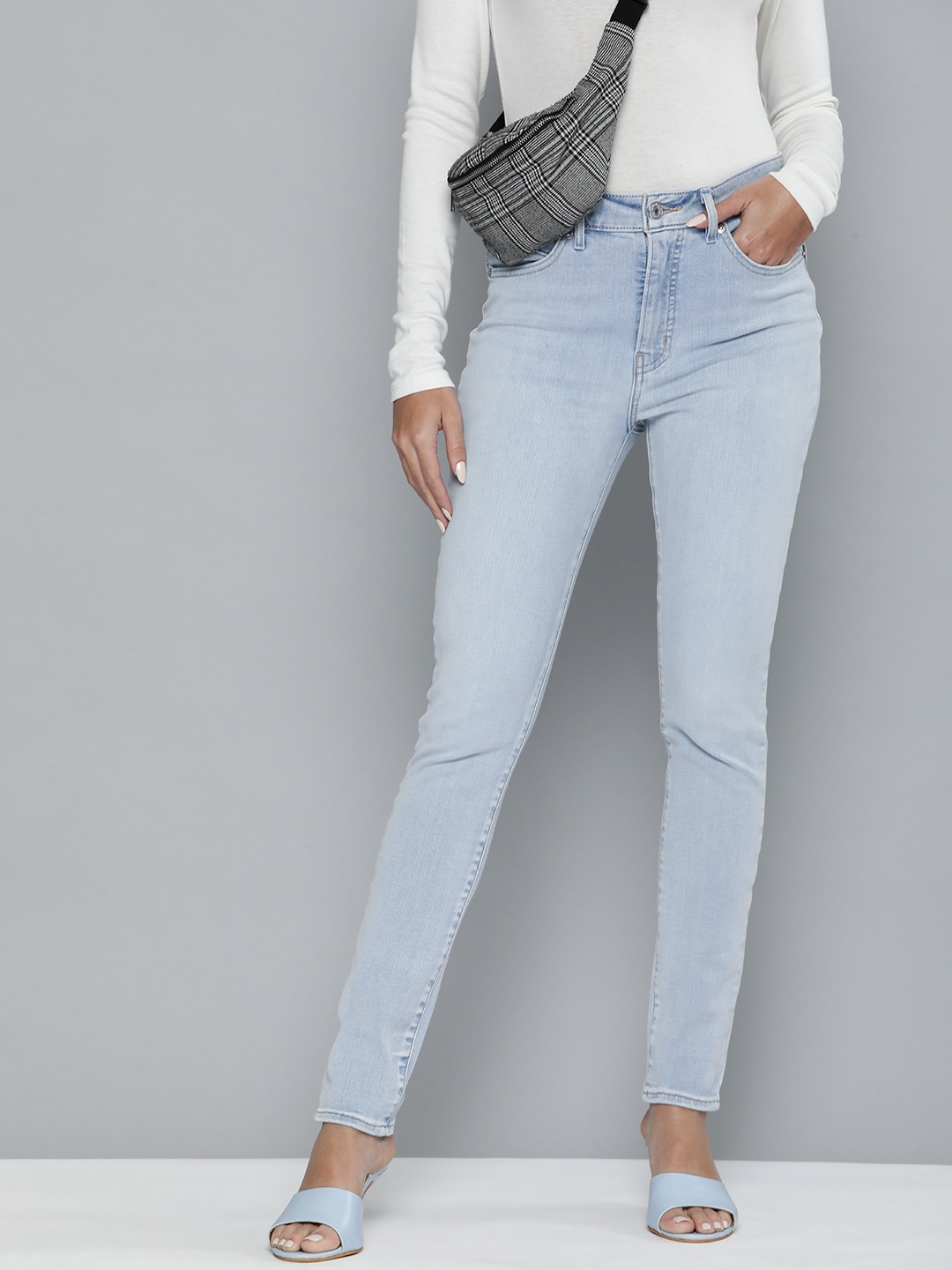 

Levis Women Blue Skinny Fit High-Rise Heavy Fade Stretchable Jeans