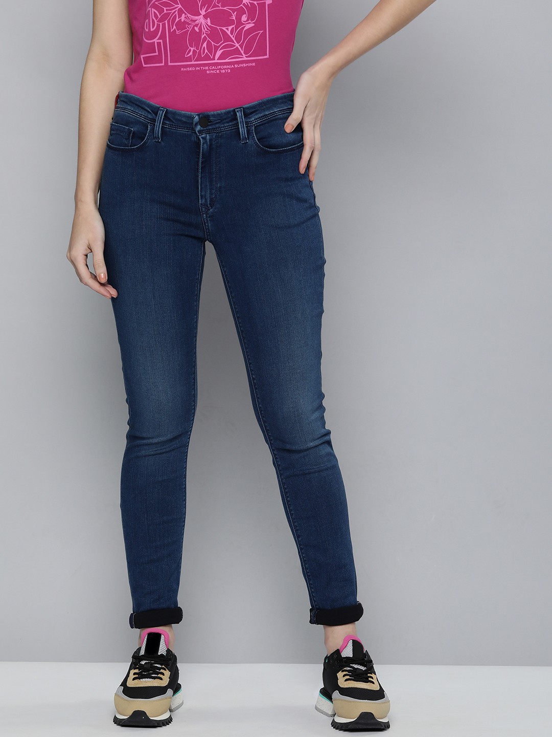 

Levis Women Blue Skinny Fit Light Fade Stretchable Jeans