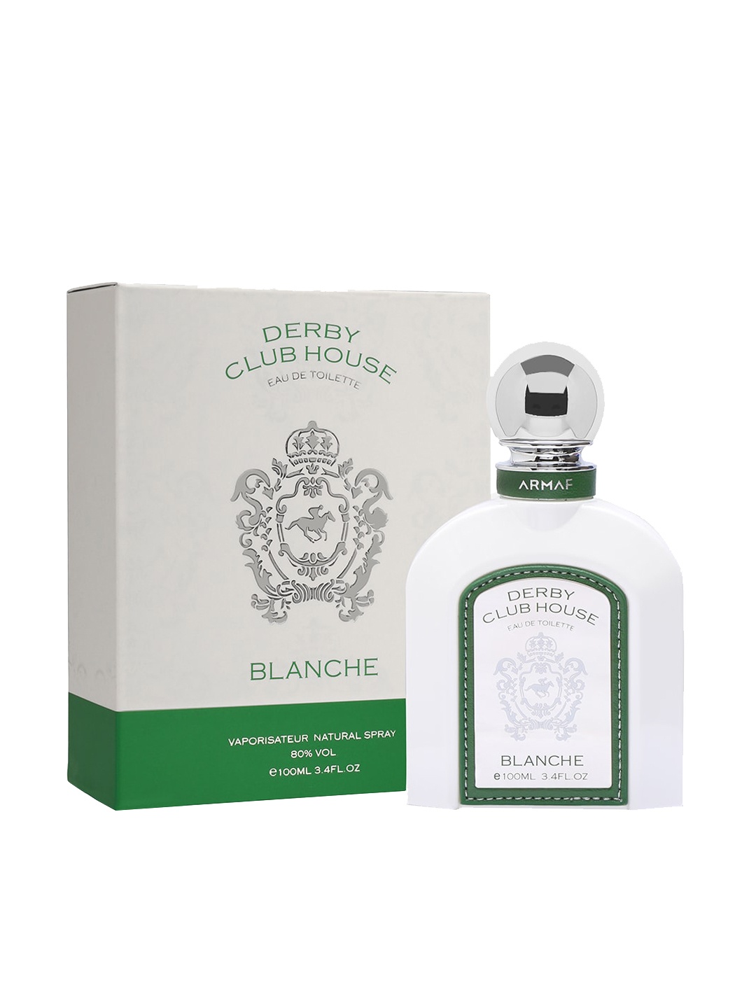 

Armaf Men Derby Club House Blanche Eau De Toilette - 100 ml, White