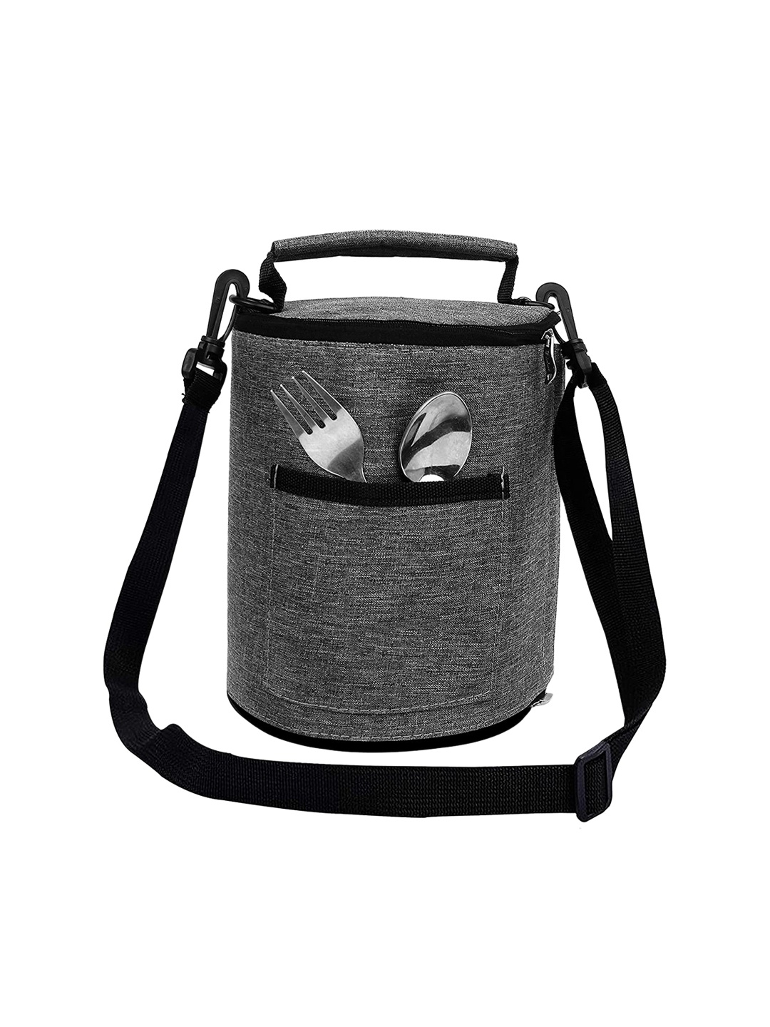 

Instabuyz Grey Solid Zipper Leak-Proof 7L Lunch Bag