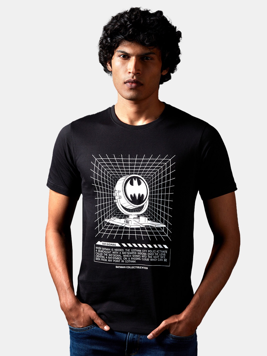 

The Souled Store Men Black T-shirt
