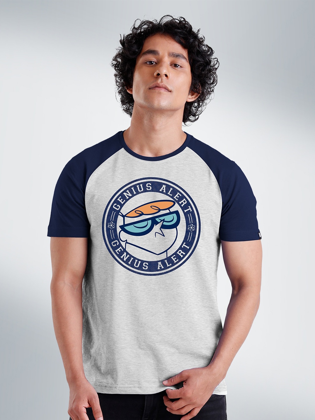 

The Souled Store Men Grey Dexter Printed T-shirt