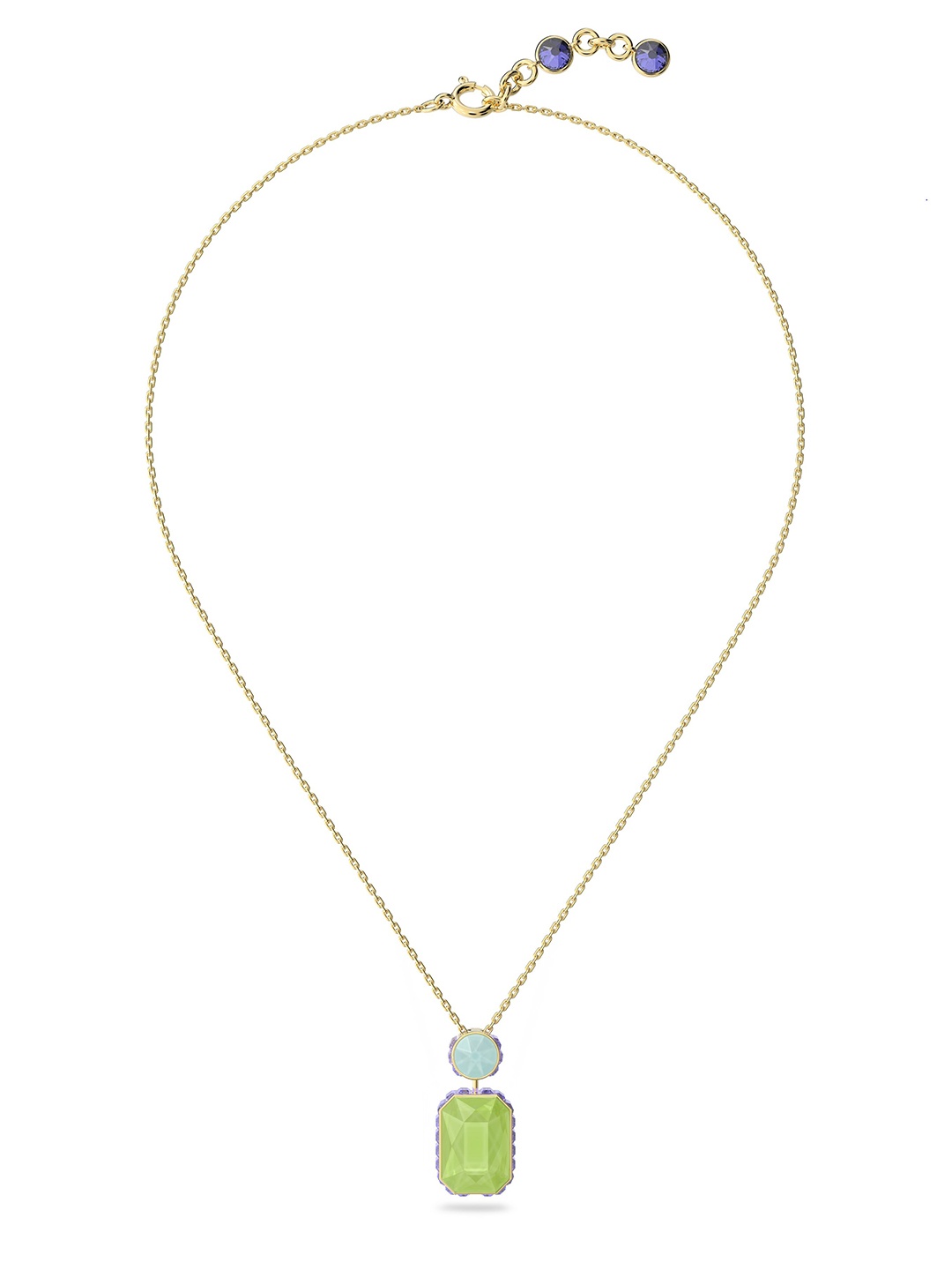 

SWAROVSKI Multicolored Gold-tone plated Octagon cut crystal