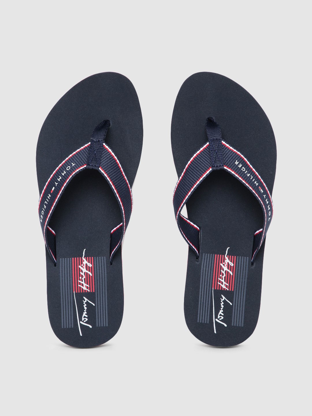 

Tommy Hilfiger Women Navy Blue Prep Beach Thong Flip-Flops