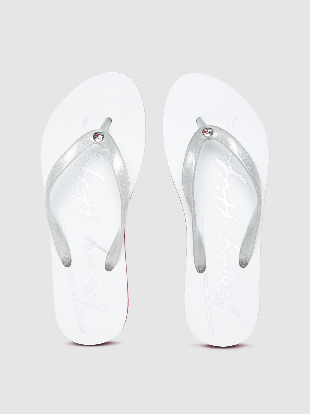 

Tommy Hilfiger Women White Thong Flip-Flops