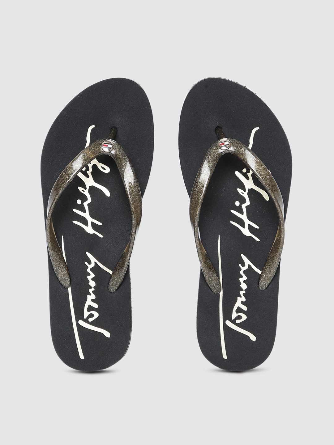 

Tommy Hilfiger Women Black Thong Flip-Flops