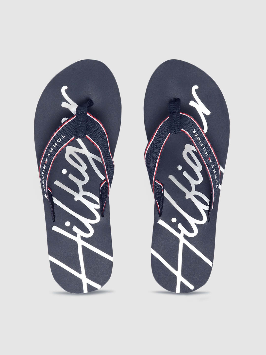 

Tommy Hilfiger Women Blue Printed Thong Flip-Flops