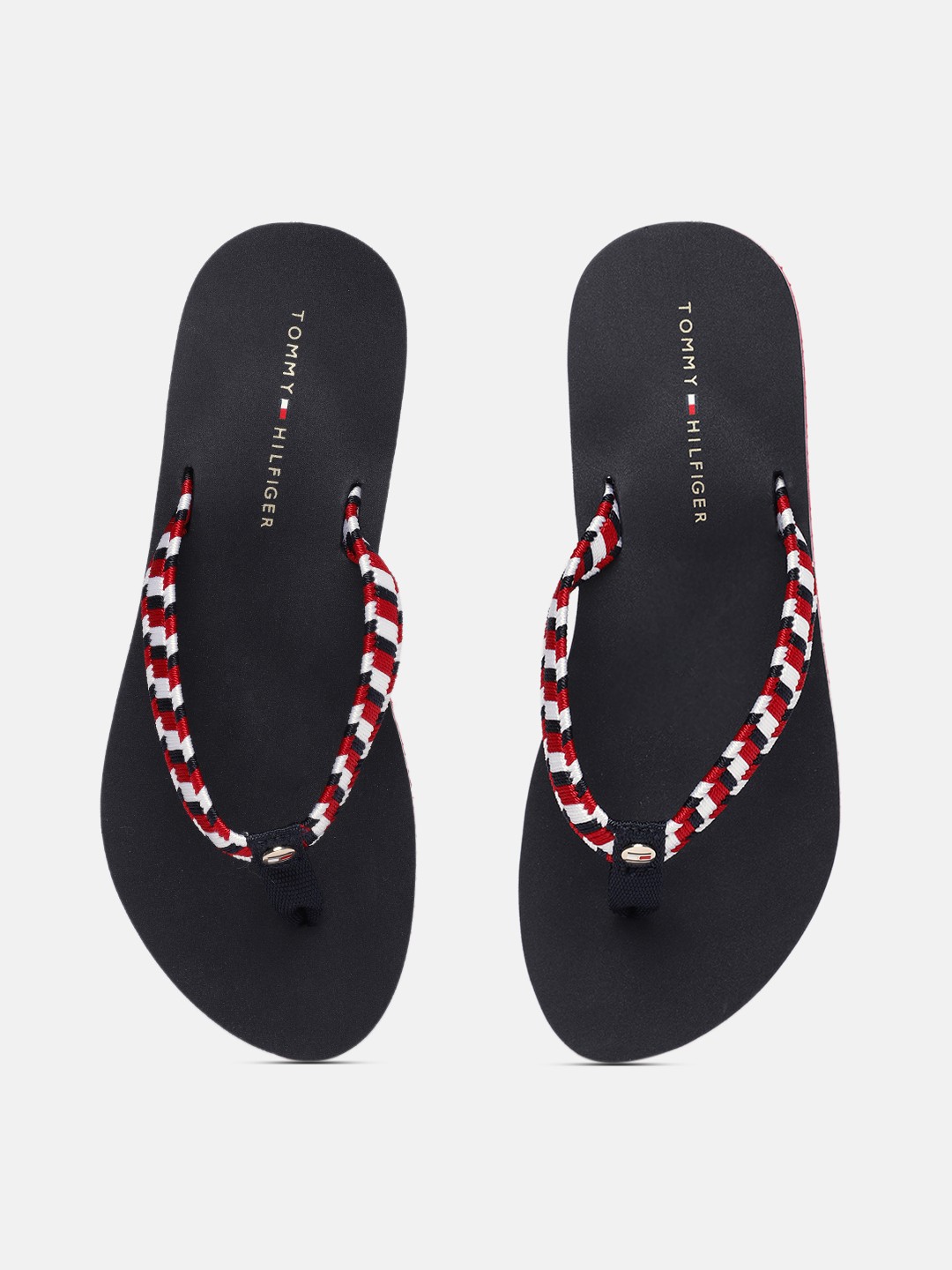 

Tommy Hilfiger Women Navy Blue Thong Flip-Flops