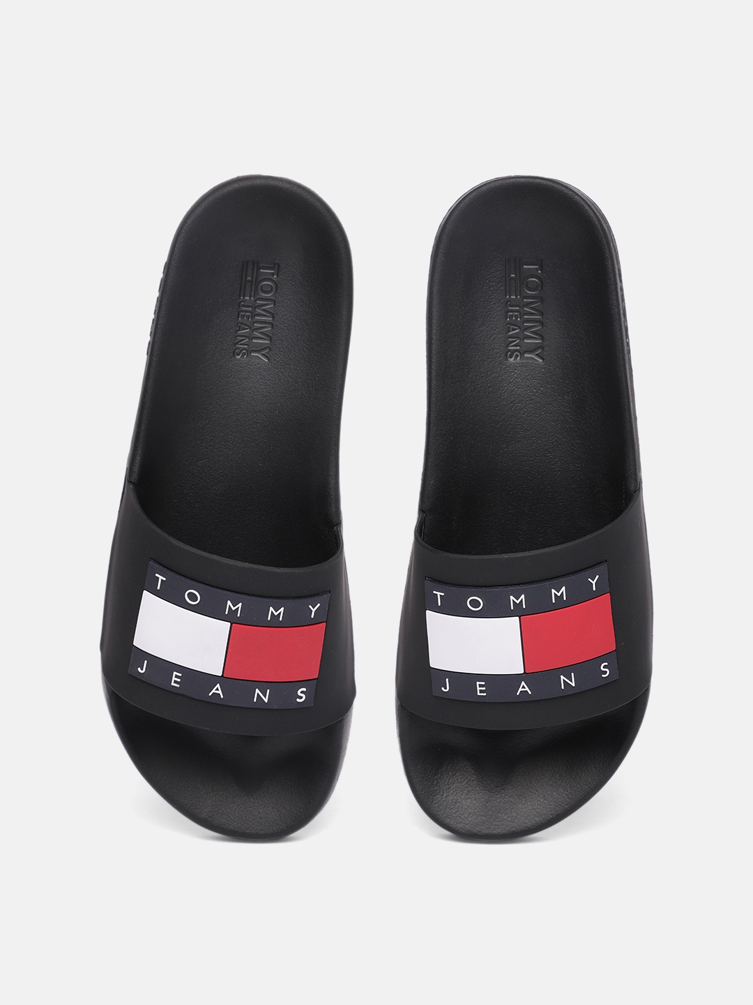 

Tommy Hilfiger Women Black Printed Sliders