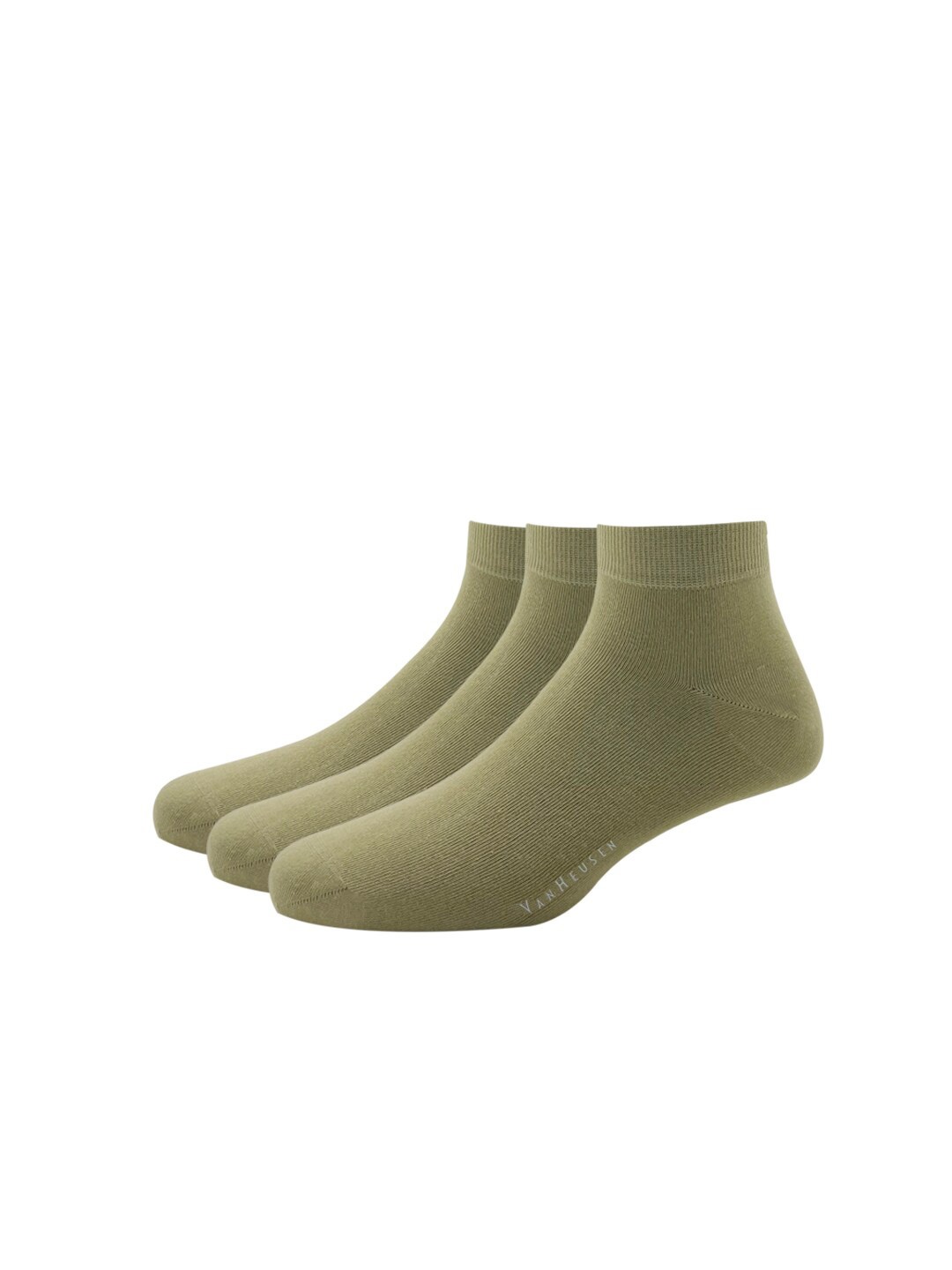 

Van Heusen Men Beige Pack of 3 Cotton Ankle Length Socks