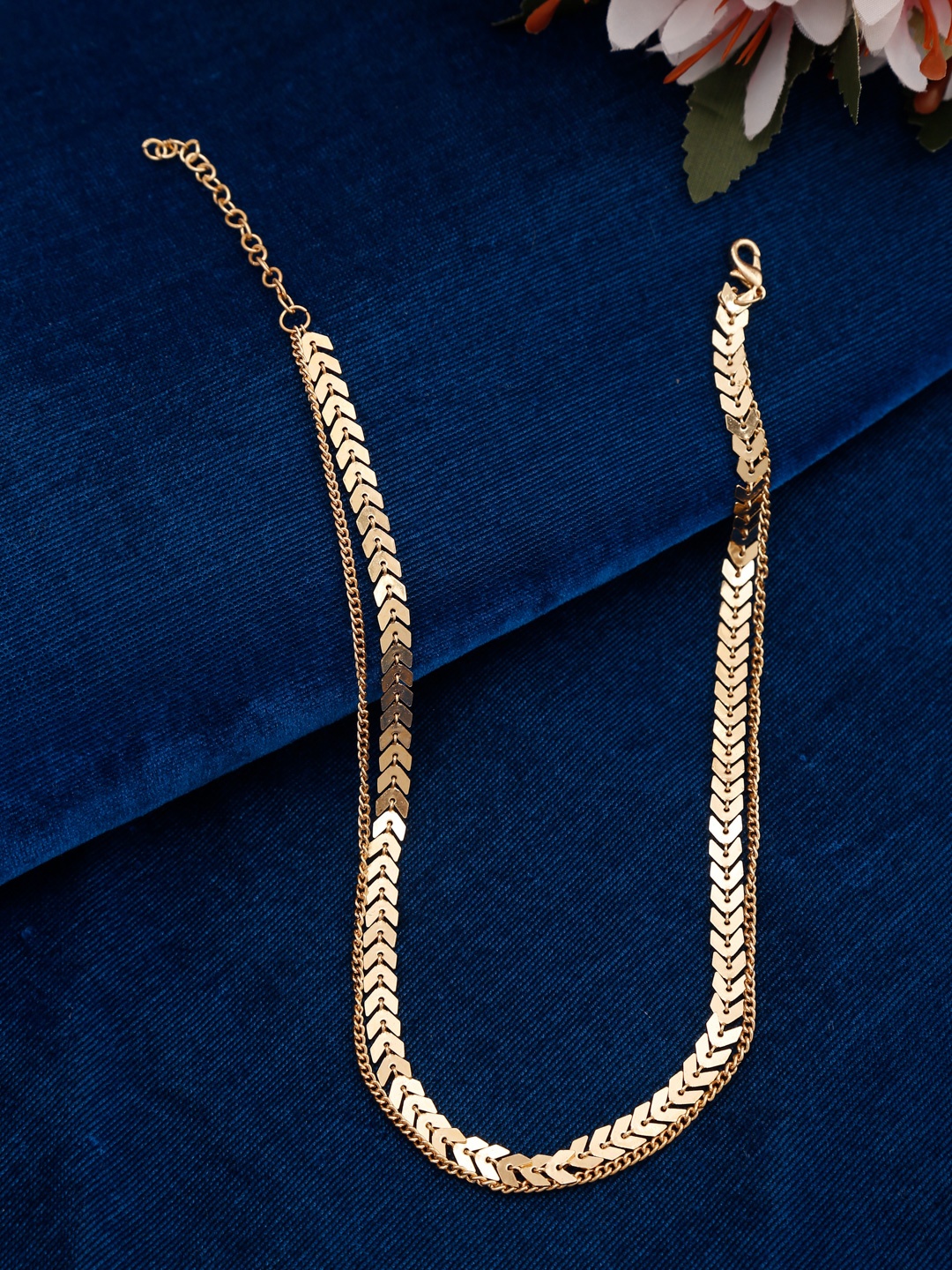 

NEUDIS Gold-Toned Gold-Plated Choker Necklace