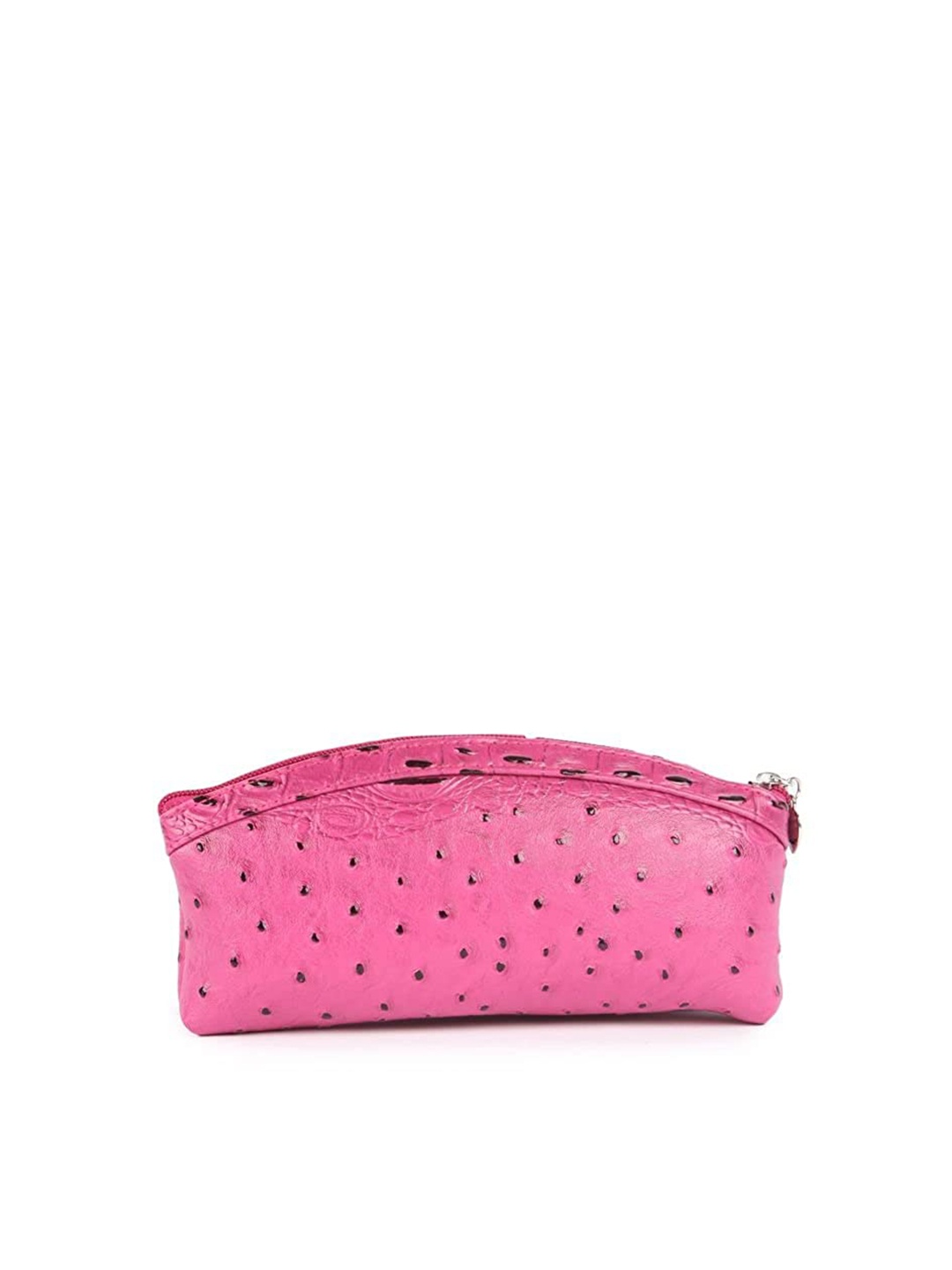 

Instabuyz Women Pink Textured Zip Around Wallet