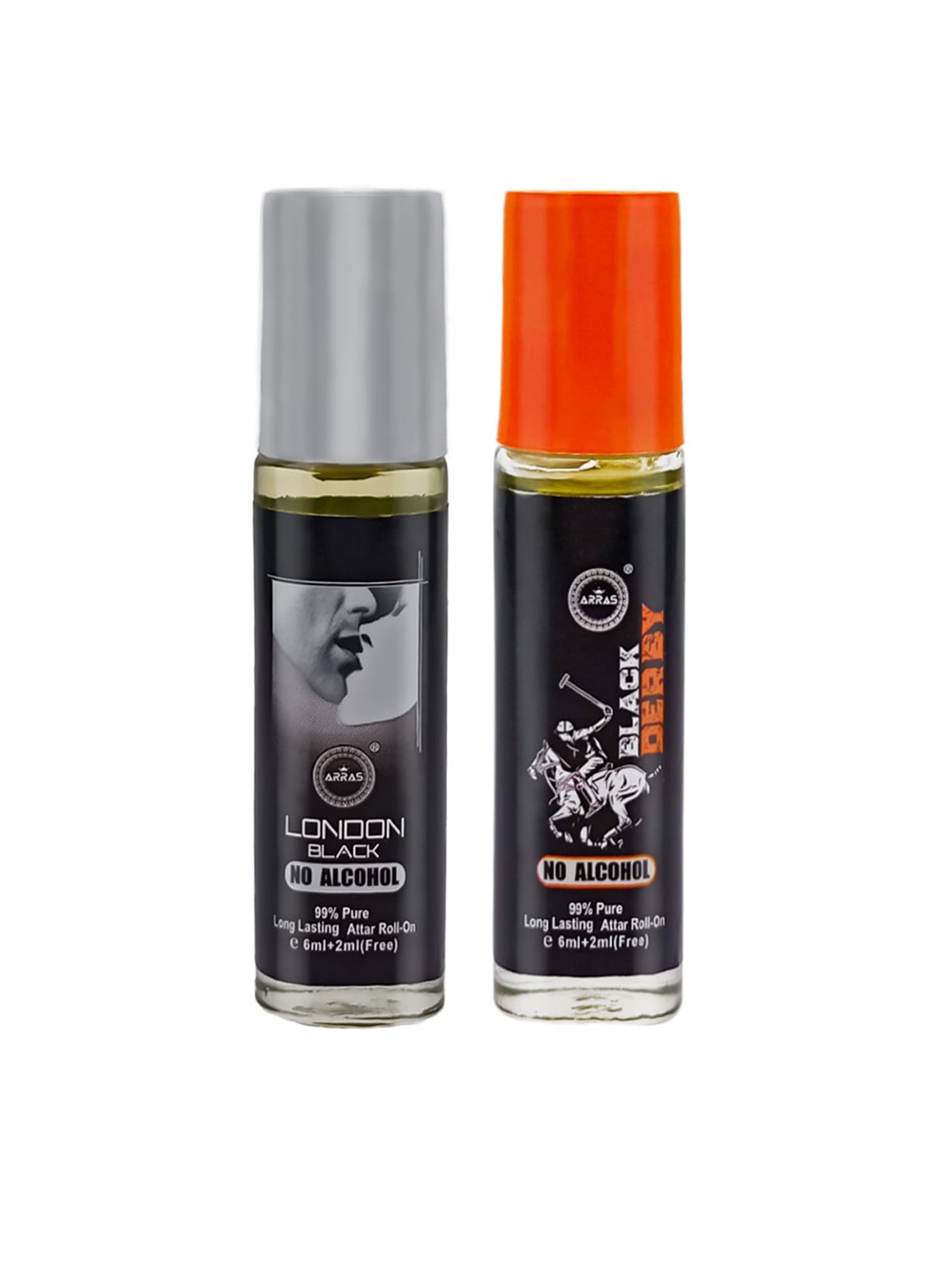 

Arras Set of London Black & Black Derby Non Alcoholic Roll-On Perfumes - 8 ml Each