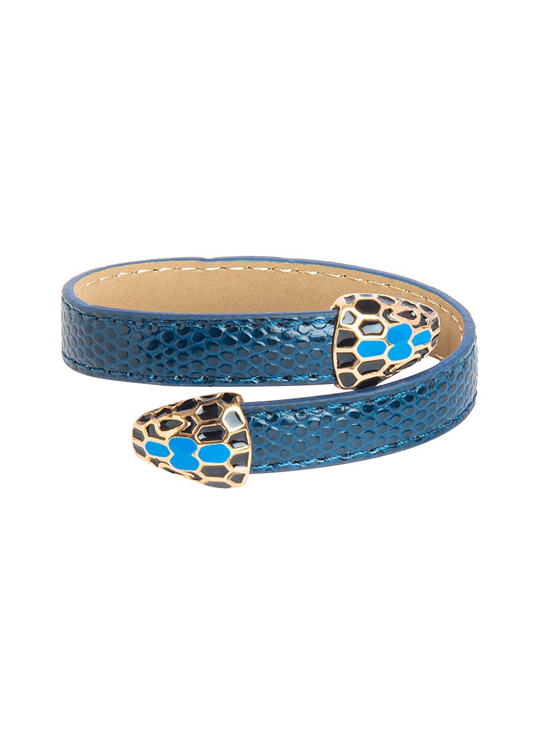 

Moon Dust Women Gold-Toned Brass Gold-Plated Wraparound Bracelet