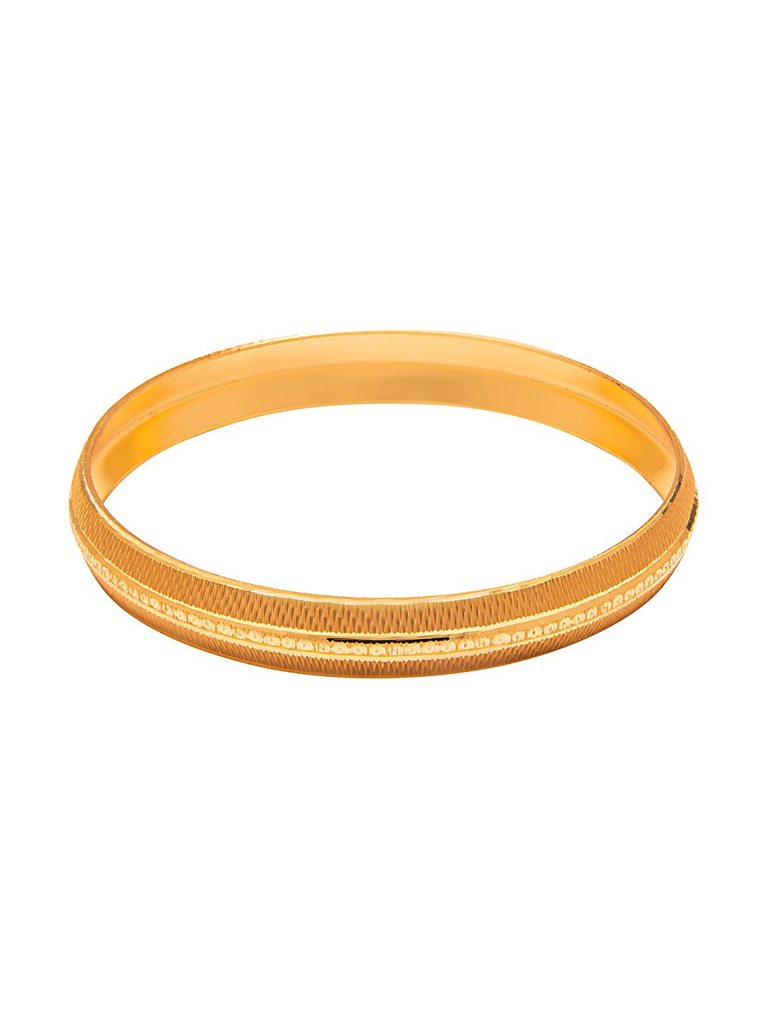 

bodha Men Gold-Toned Kada Bracelet