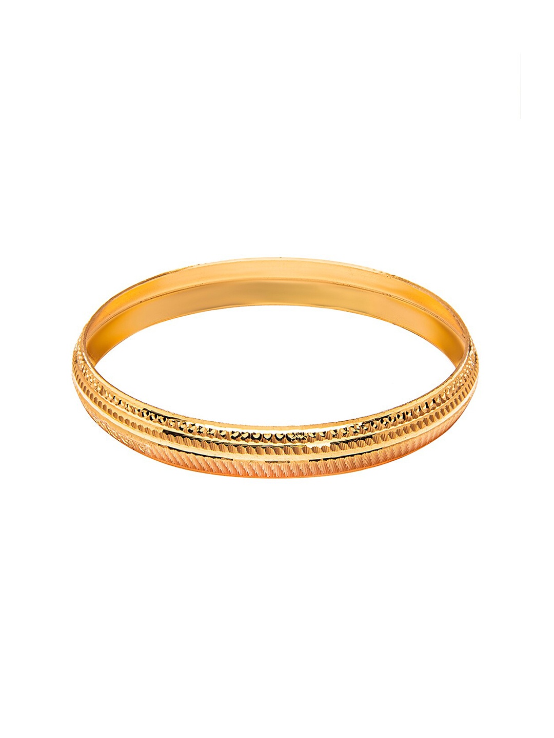 

bodha Men Gold-Plated Brass Kada Bracelet