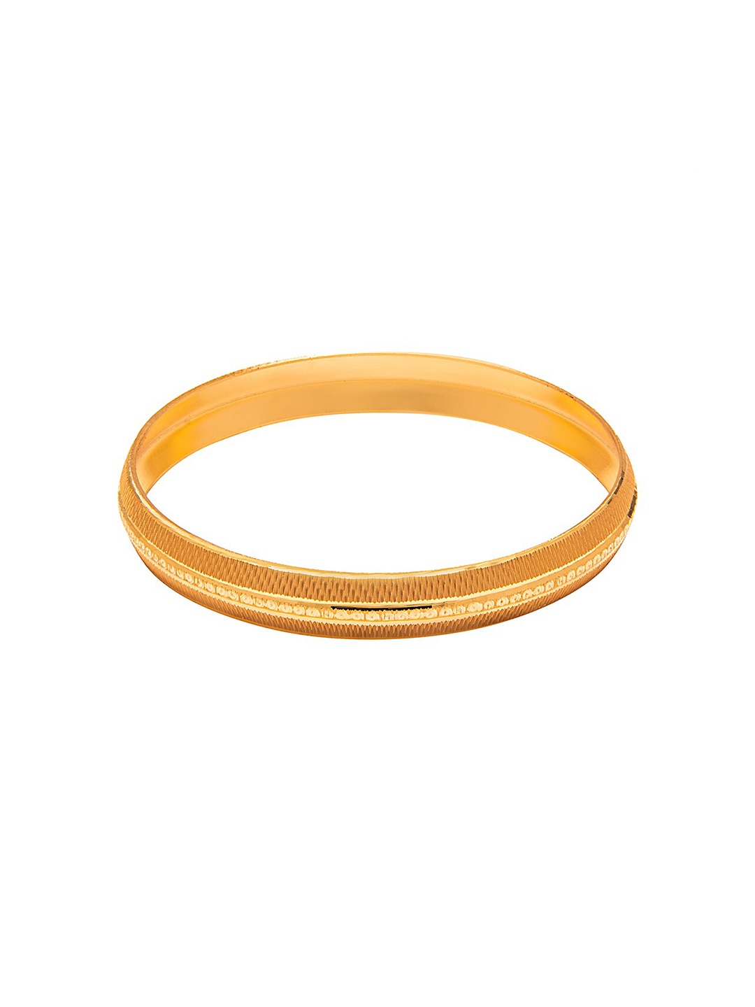 

bodha Men Gold-Plated Brass Kada Bracelet