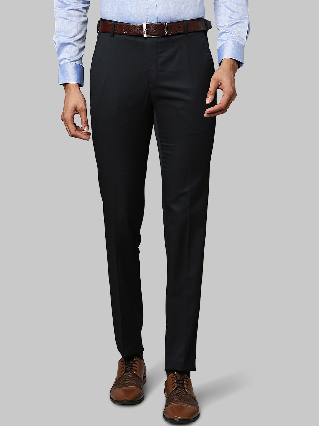 

Raymond Men Blue Slim Fit Trousers