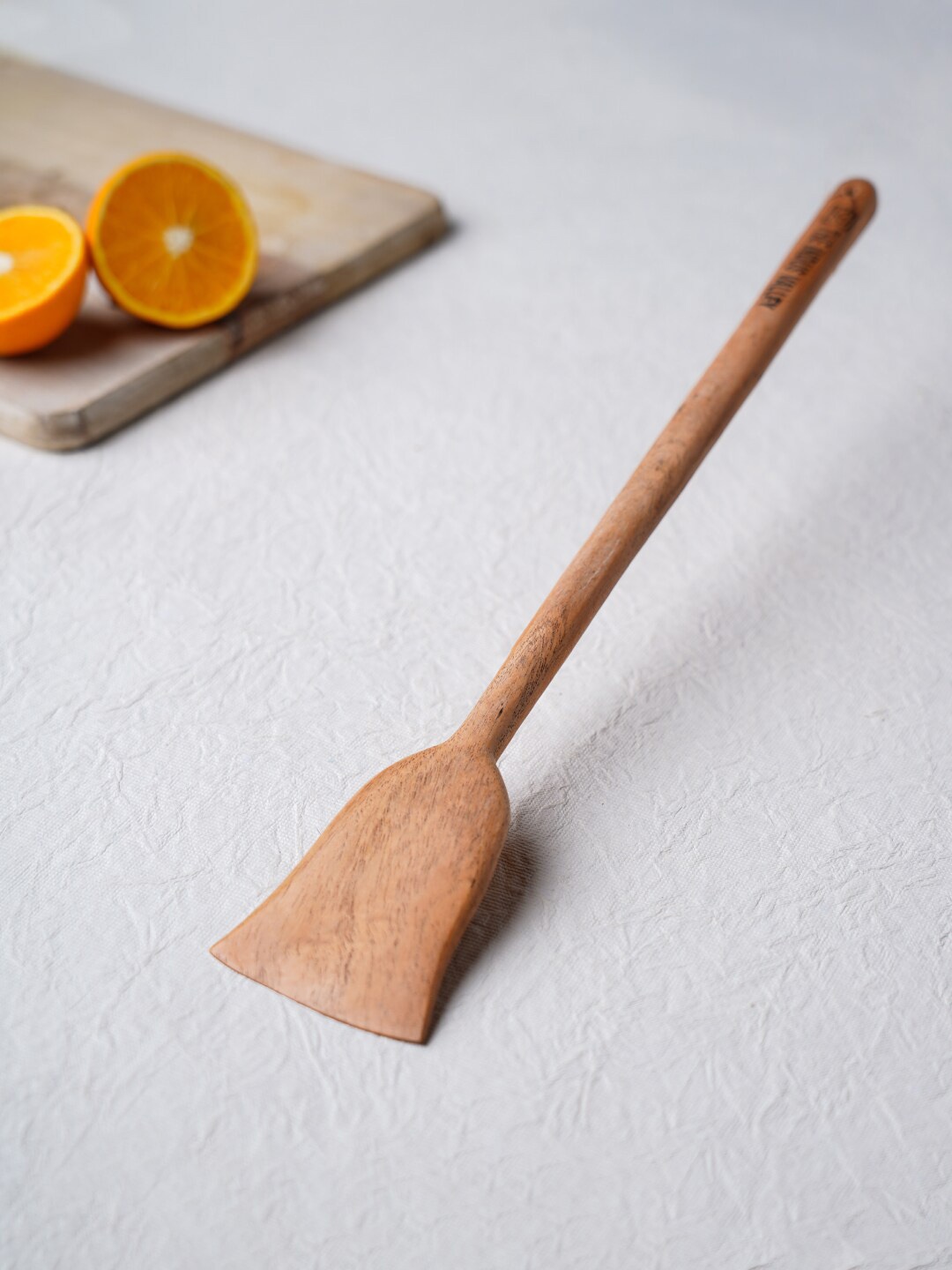

The Indus Valley Non-Stick Neem Wood Large Cooking Ladle - 31.5 cm, Brown