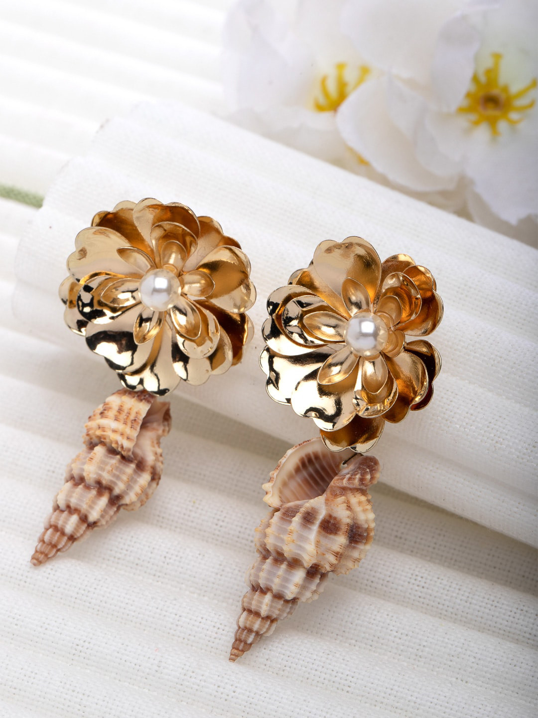 

Wild & Free Woman Gold-Toned Classic Dangle Earrings