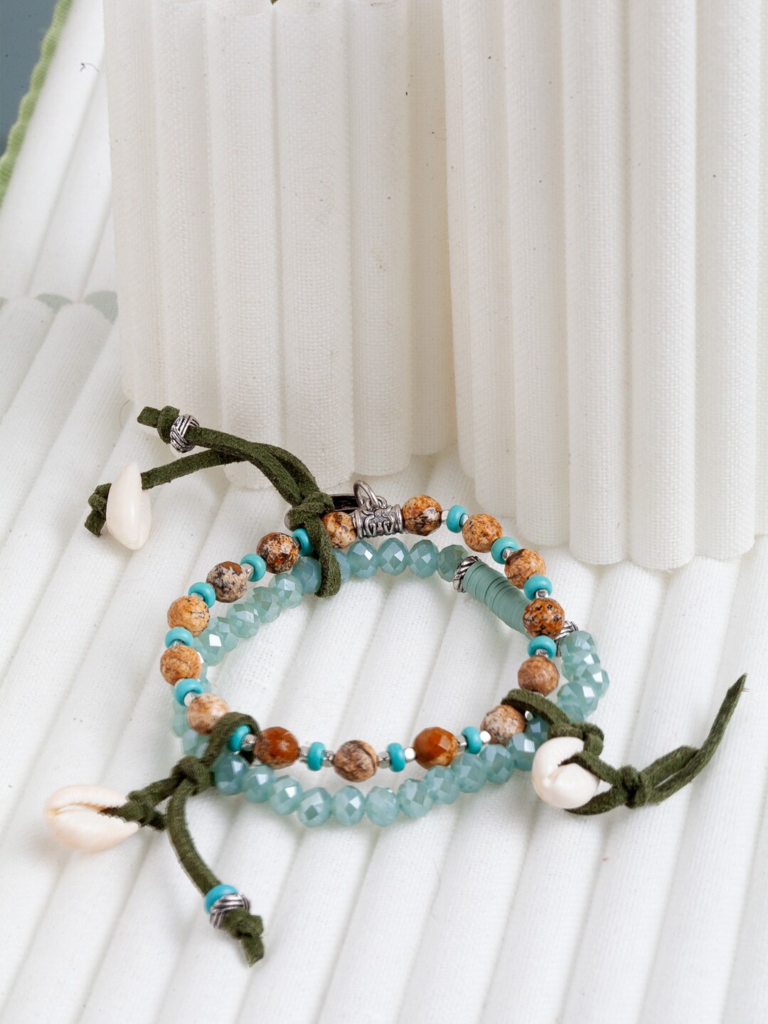 

Wild & Free Women Blue & Brown Bracelet