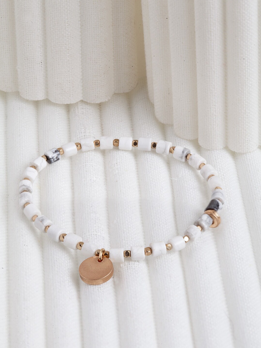 

Wild & Free Women Gold-Toned & White Gold-Plated Bracelet