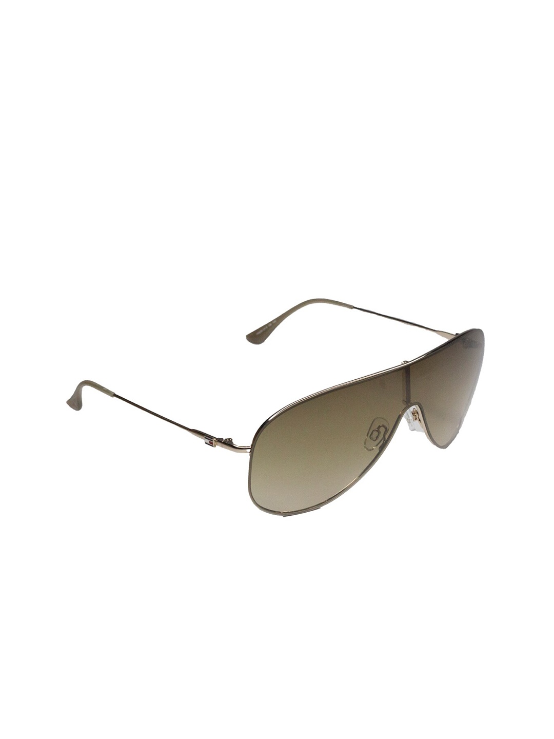 

Tommy Hilfiger Men Brown Lens Aviator Sunglasses with UV Protected Lens-839 C4 S-Brown
