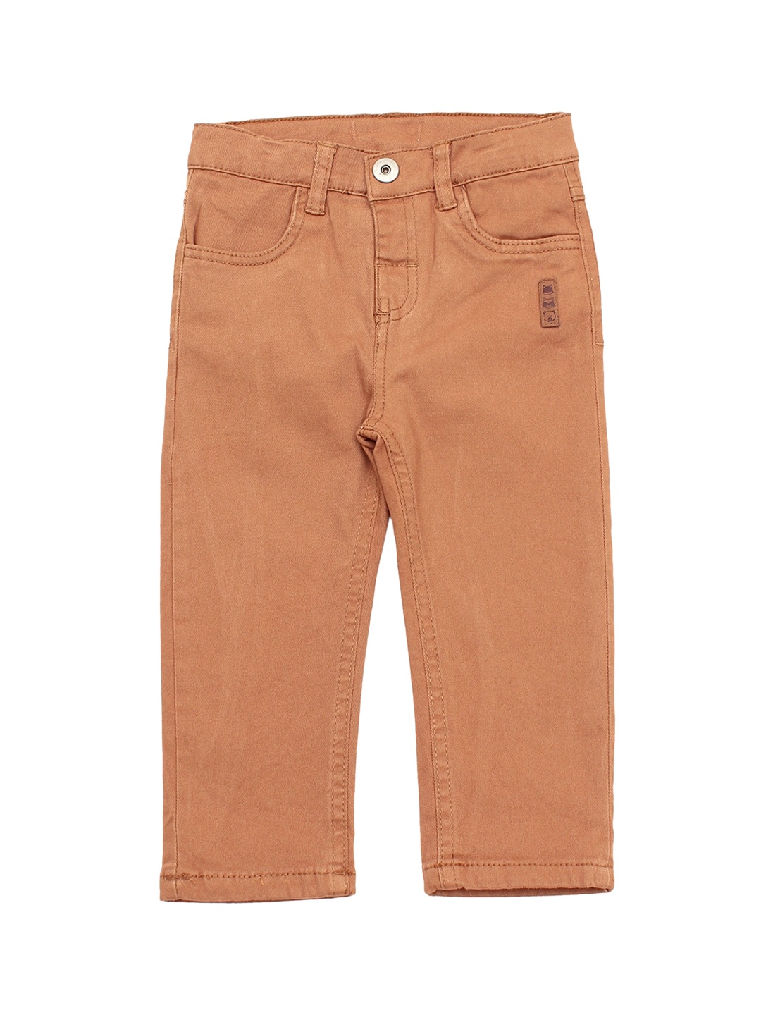 

Lil Lollipop Kids Rust Orange Straight Fit Jeans