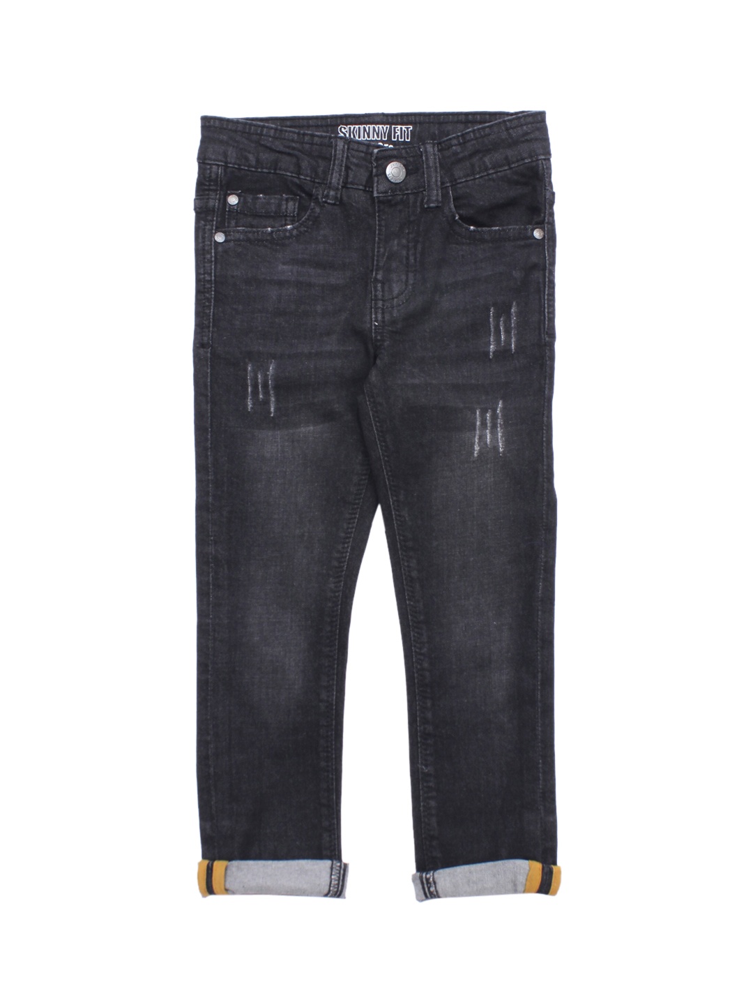 

Lil Lollipop Kids Black Low Distress Light Fade Skinny Fit Jeans