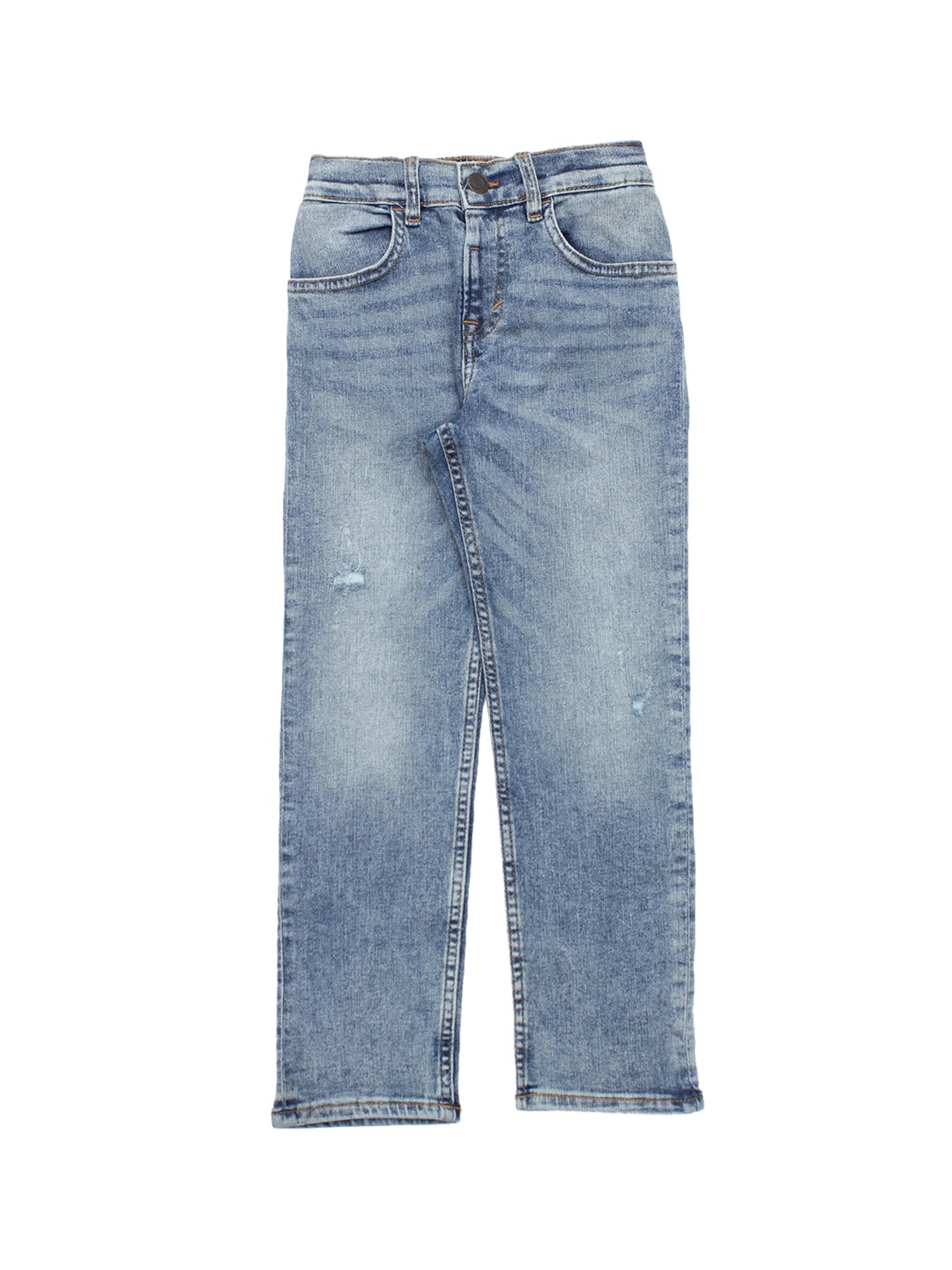 

Lil Lollipop Kids Blue Mildly Distressed Heavy Fade Jeans