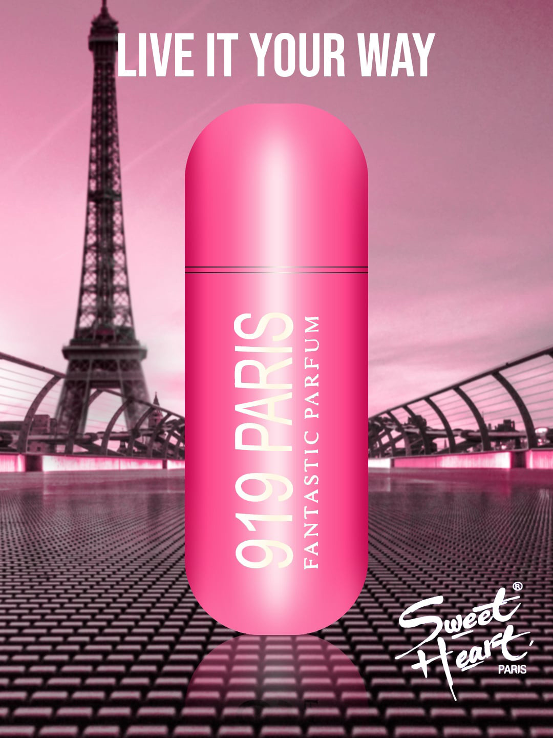 

Sweetheart Pink JBJ Perfume 919 Paris Pink Eau De Parfum