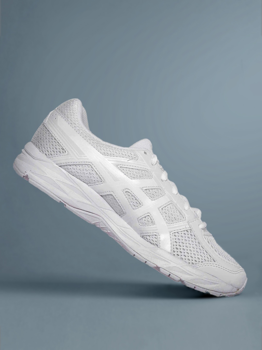 

ASICS Men White Solid Woven Design Gel-Contend 4B+ Running Shoes