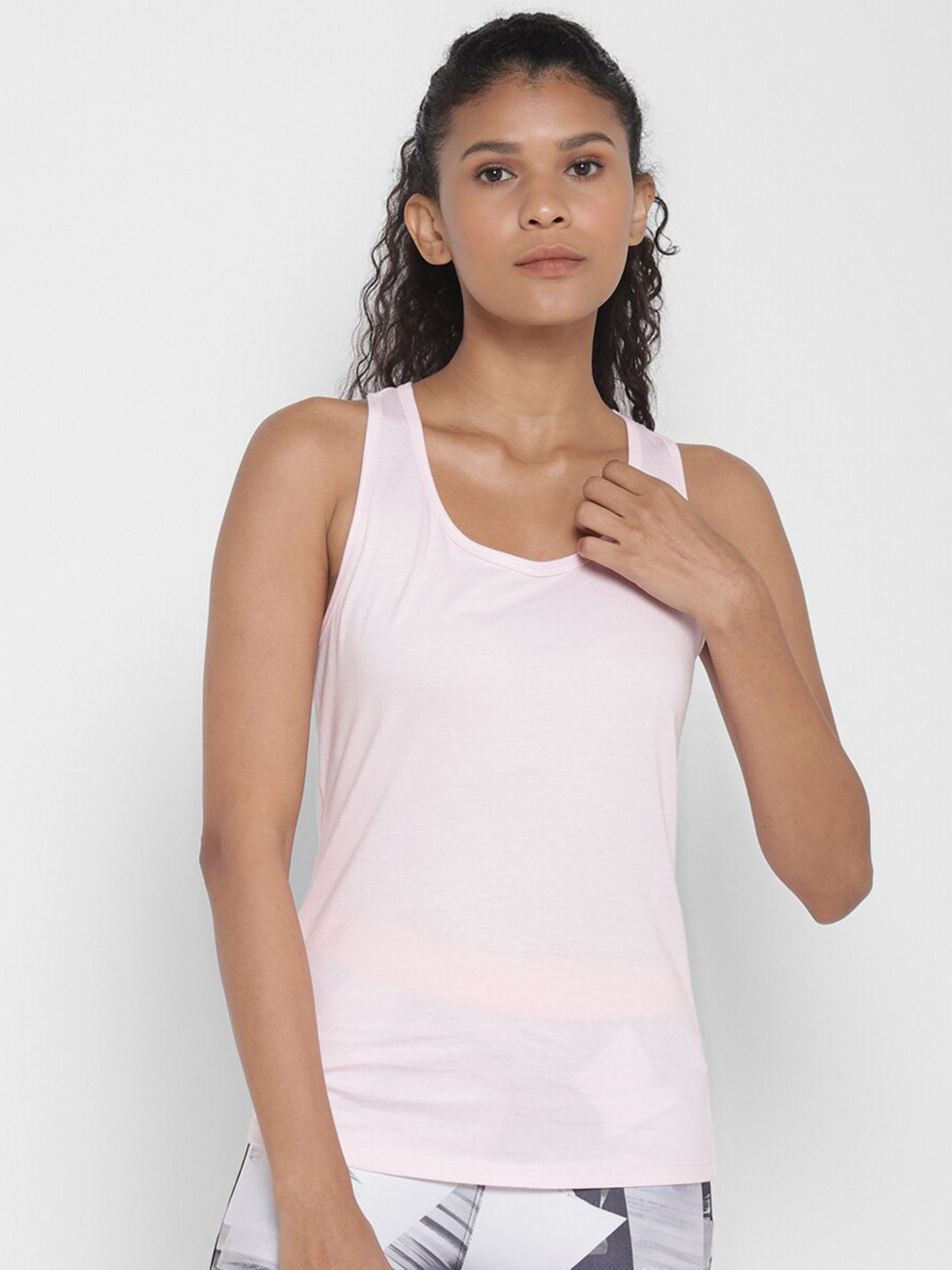 

appulse Women Pink Cotton Tank Top