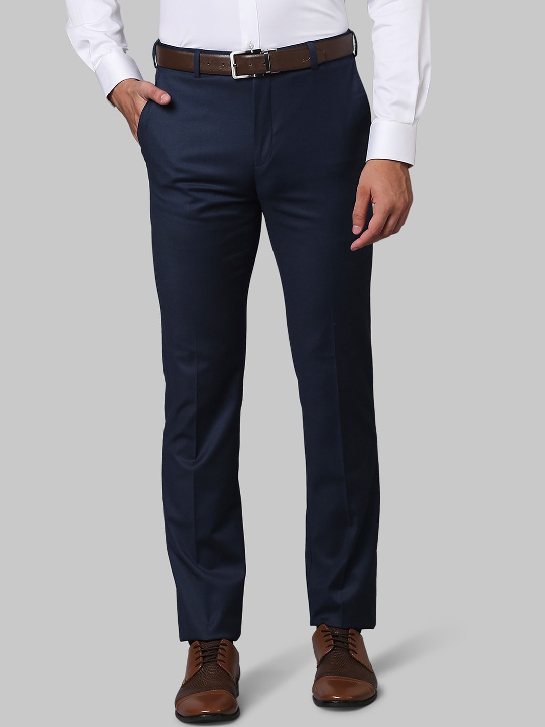 

Raymond Men Dark Blue Trousers