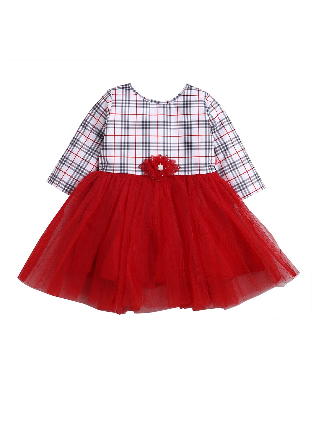 

Hopscotch Red & White Checked Dress