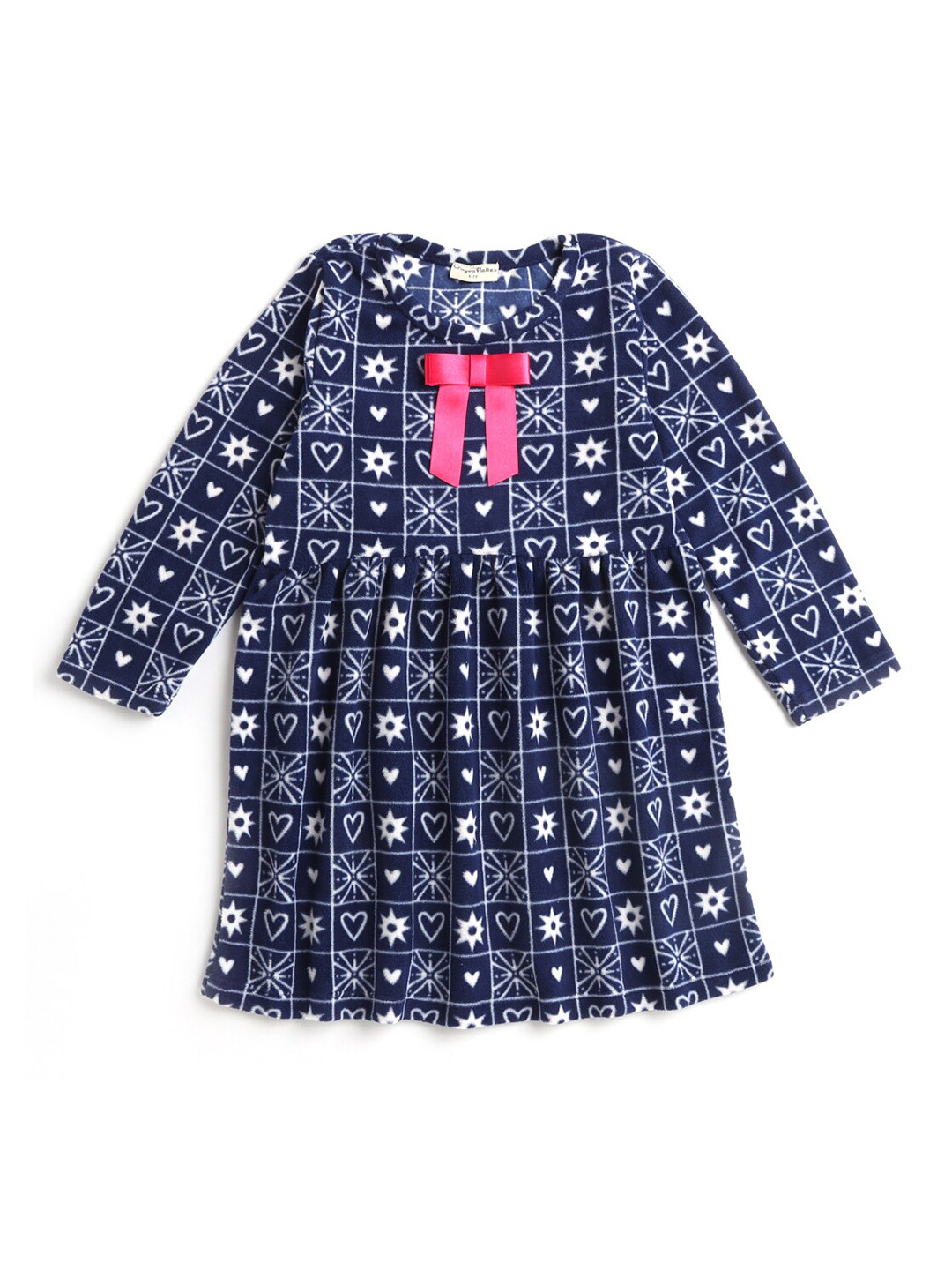 

Hopscotch Blue Chiffon A-Line Dress