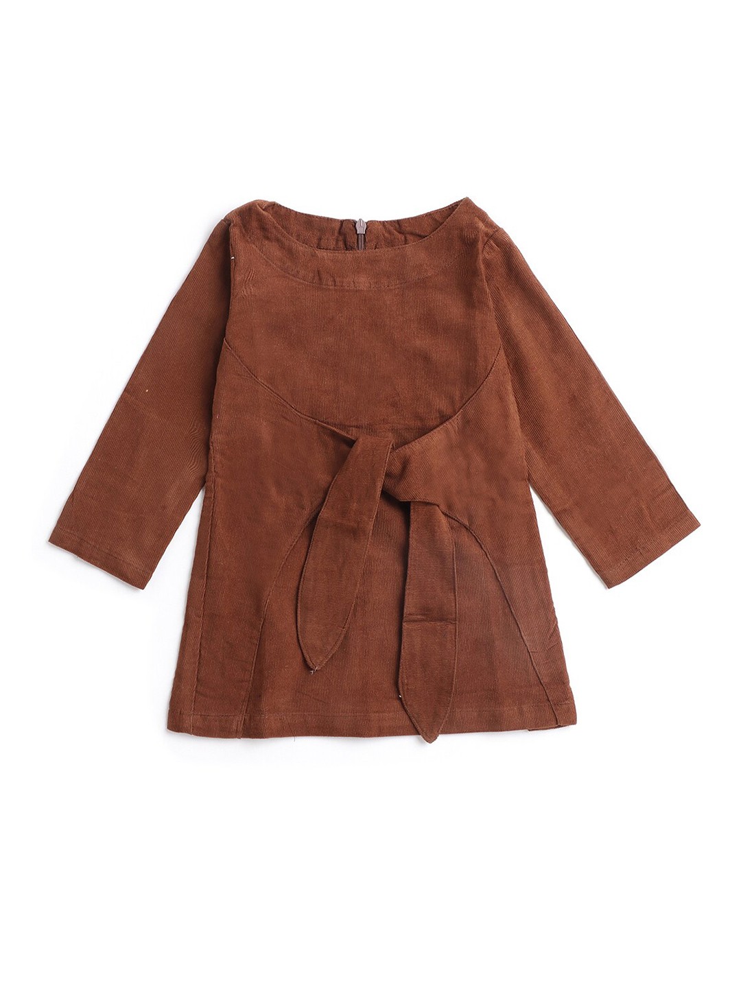 

Hopscotch Girls Brown A-Line Dress