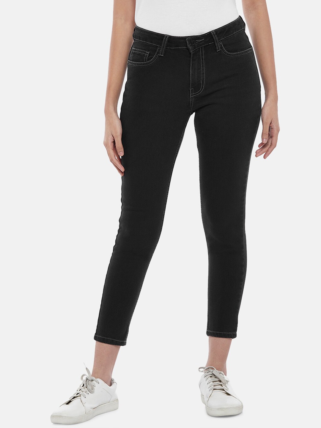 

People Women Black Slim Fit Jeans